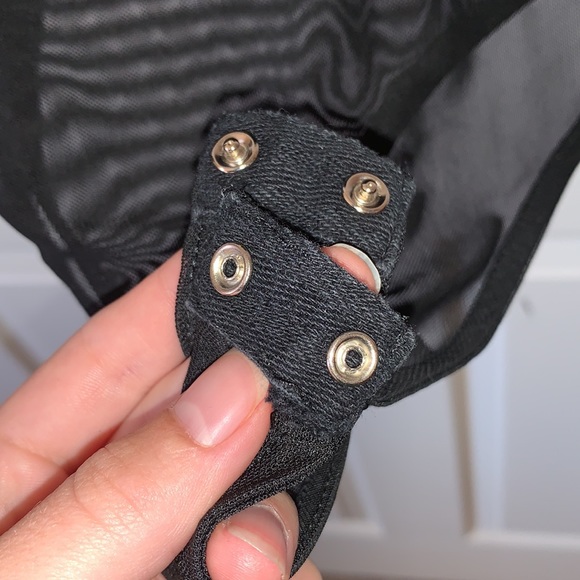 Mesh body suit mock neck - Picture 2 of 3